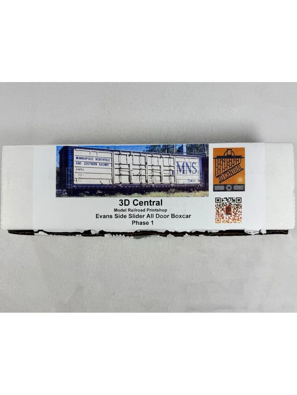 3D Central HO Scale MNS Evans Side Slider All Door Boxcar Kit #32001 Phase 1